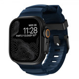 Nomad Apple Watch 44/45/46mm/Ultra 49mm Armbånd Rocky Point Sort Atlantic