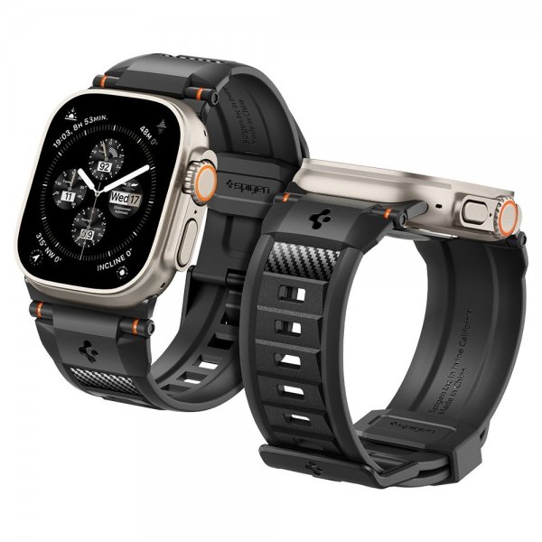 Spigen Apple Watch 44/45/46mm/Ultra 49mm Rem Robust Ultra Mat Sort