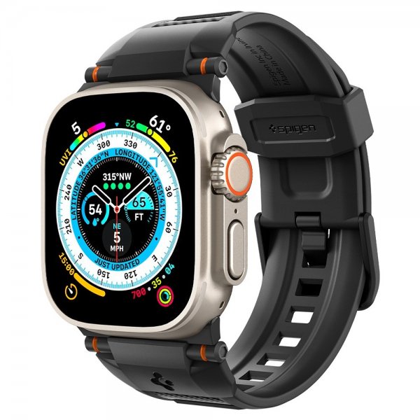 Spigen Apple Watch 44/45/46mm/Ultra 49mm Rem Robust Ultra Mat Sort