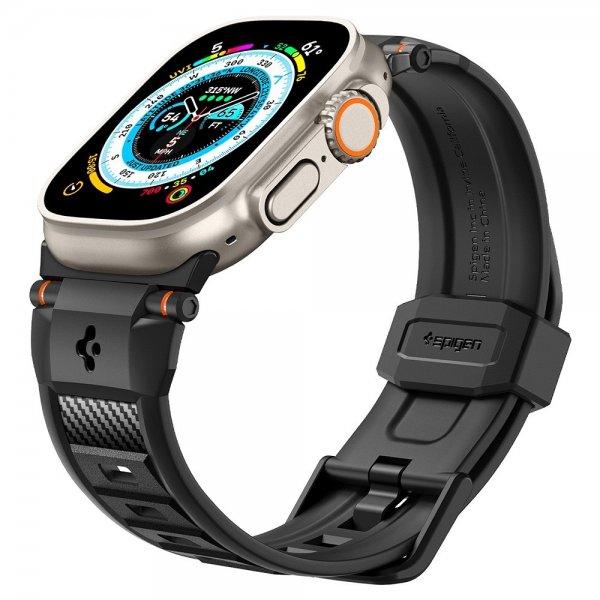 Spigen Apple Watch 44/45/46mm/Ultra 49mm Rem Robust Ultra Mat Sort