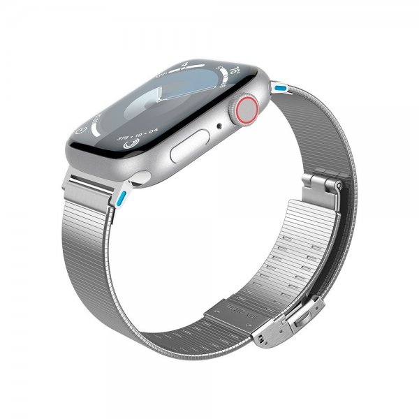 Spigen Apple Watch 44/45/46mm/Ultra 49mm Rem Sleek Link Sølv
