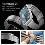 Spigen Apple Watch 44/45/46mm/Ultra 49mm Rem Sleek Link Sølv