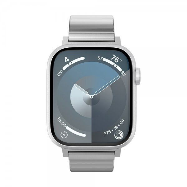 Spigen Apple Watch 44/45/46mm/Ultra 49mm Rem Sleek Link Sølv
