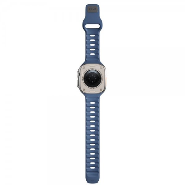 Nomad Apple Watch 44/45/46mm/Ultra 49mm Rem Sport Band Naval Blue