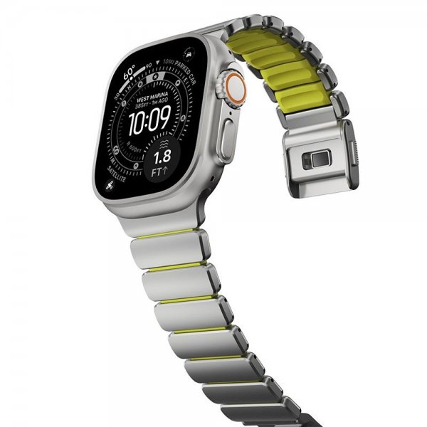Nomad Apple Watch 44/45/46mm/Ultra 49mm Rem Stratos Band Natural Volt