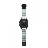 Nomad Apple Watch 44/45/46mm/Ultra 49mm Armbånd Stratos Band Sort Icy Blue Glow