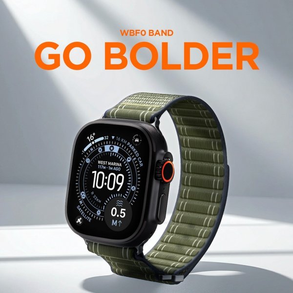Spigen Apple Watch 44/45/46mm/Ultra 49mm Rem WBF0 Grøn