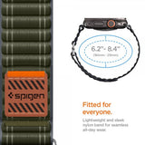 Spigen Apple Watch 44/45/46mm/Ultra 49mm Rem WBF0 Grøn