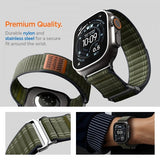 Spigen Apple Watch 44/45/46mm/Ultra 49mm Rem WBF0 Grøn