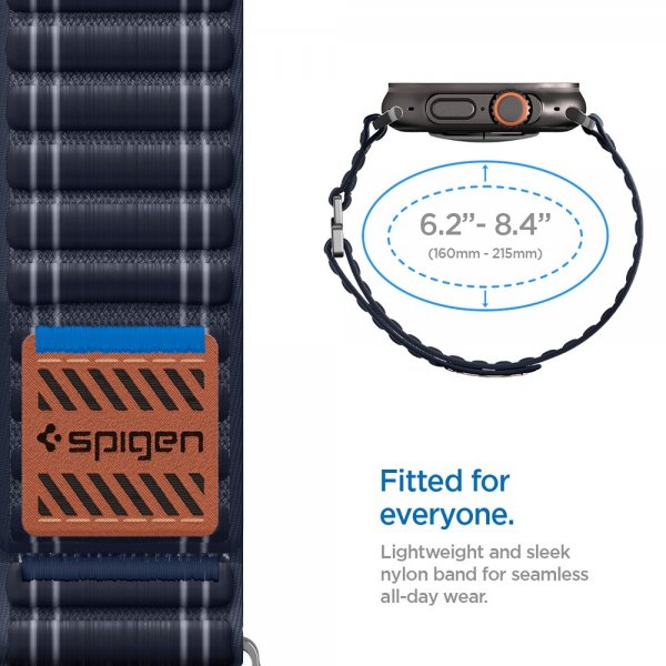 Spigen Apple Watch 44/45/46mm/Ultra 49mm Armbånd WBF0 Navy
