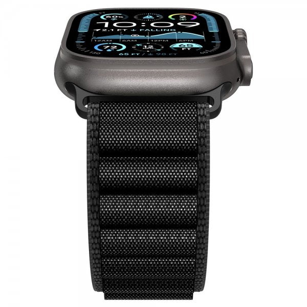 Spigen Apple Watch 44/45/46mm/Ultra 49mm Armbånd WBF1 Sort