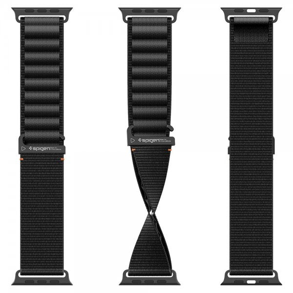 Spigen Apple Watch 44/45/46mm/Ultra 49mm Armbånd WBF1 Sort