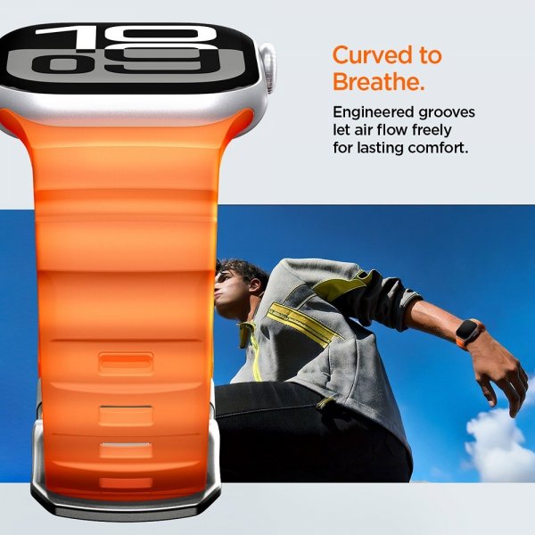 Spigen Apple Watch 44/45/46mm/Ultra 49mm Armbånd WBS2 Orange