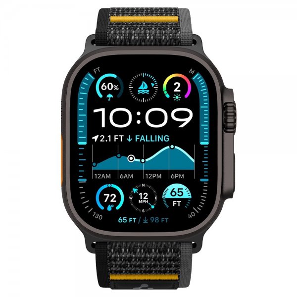 Spigen Apple Watch 44/45/46mm/Ultra 49mm Rem Athlex Air Active Black