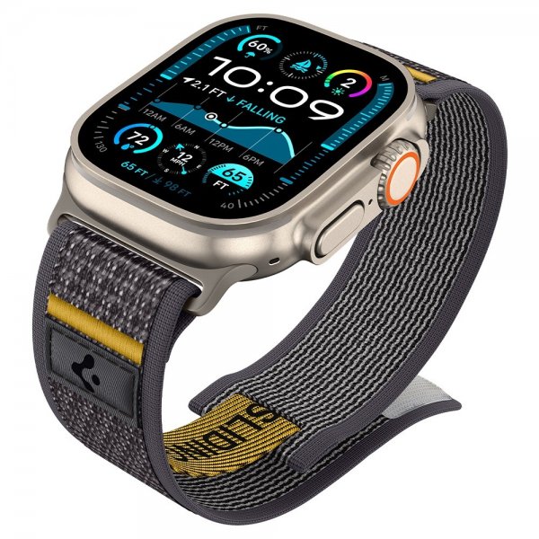 Spigen Apple Watch 44/45/46mm/Ultra 49mm Armbånd Athlex Air Active Gray