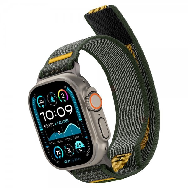 Spigen Apple Watch 44/45/46mm/Ultra 49mm Armbånd Athlex Air Active Green