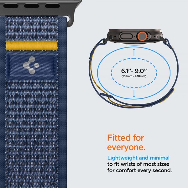 Spigen Apple Watch 44/45/46mm/Ultra 49mm Rem Athlex Air Active Navy