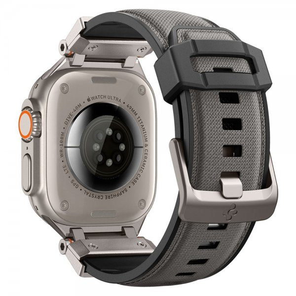 Spigen Apple Watch 44/45/46mm/Ultra 49mm Armbånd DuraPro Armor Grå