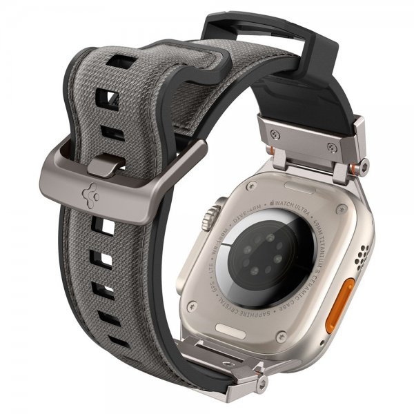 Spigen Apple Watch 44/45/46mm/Ultra 49mm Armbånd DuraPro Armor Grå