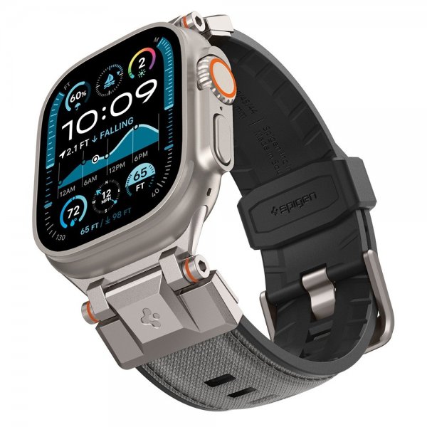 Spigen Apple Watch 44/45/46mm/Ultra 49mm Armbånd DuraPro Armor Grå