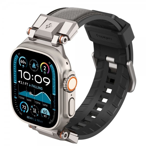 Spigen Apple Watch 44/45/46mm/Ultra 49mm Armbånd DuraPro Armor Grå