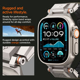 Spigen Apple Watch 44/45/46mm/Ultra 49mm Armbånd DuraPro Armor Military Green