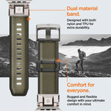 Spigen Apple Watch 44/45/46mm/Ultra 49mm Armbånd DuraPro Armor Military Green