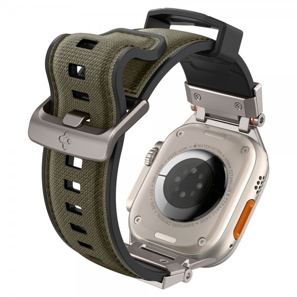 Spigen Apple Watch 44/45/46mm/Ultra 49mm Armbånd DuraPro Armor Military Green