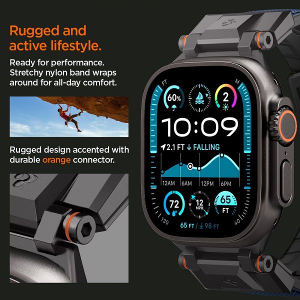 Spigen Apple Watch 44/45/46mm/Ultra 49mm Rem DuraPro Armor Navy Blue