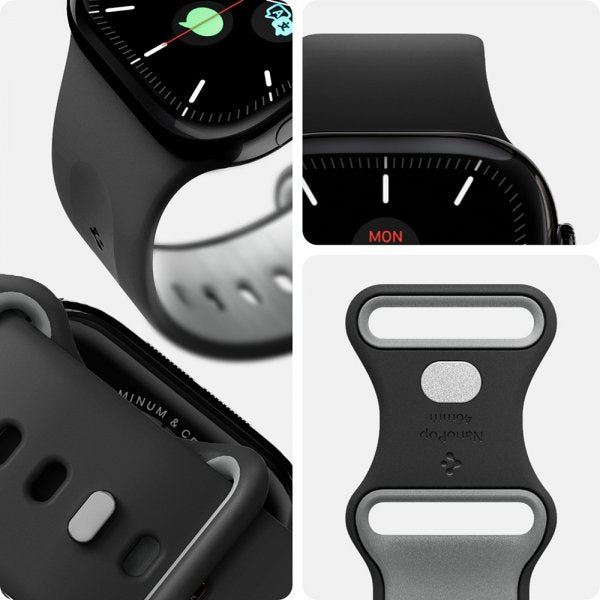 Spigen Apple Watch 44/45/46mm/Ultra 49mm Armbånd Nano Pop Black Sesame