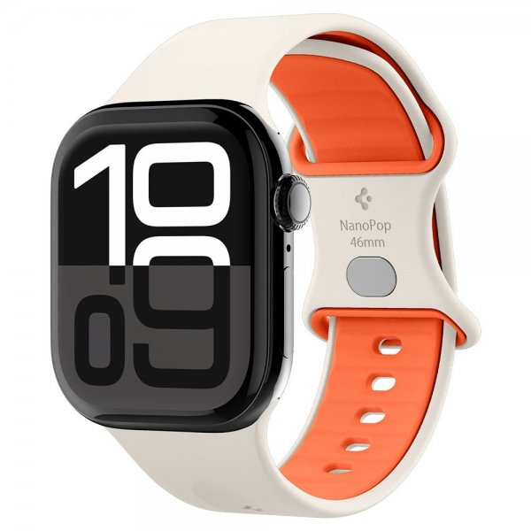 Spigen Apple Watch 44/45/46mm/Ultra 49mm Armbånd Nano Pop Orange Beige