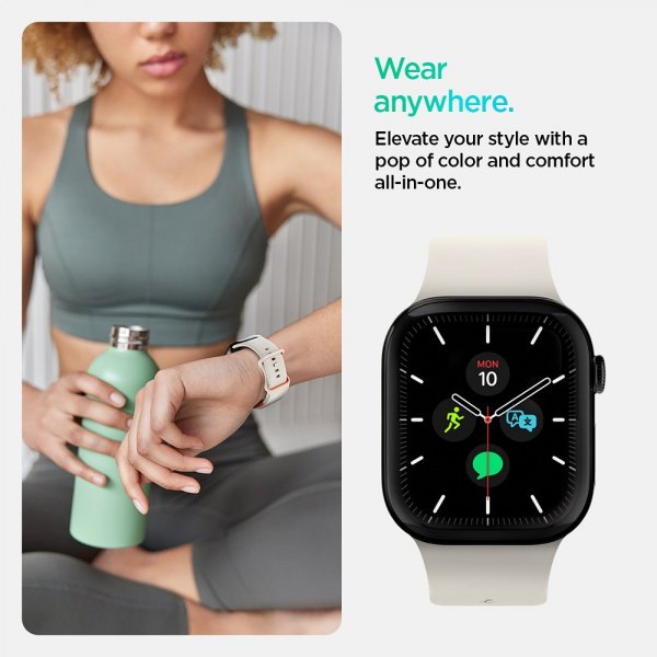Spigen Apple Watch 44/45/46mm/Ultra 49mm Armbånd Nano Pop Orange Beige