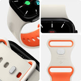 Spigen Apple Watch 44/45/46mm/Ultra 49mm Armbånd Nano Pop Orange Beige