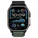 Spigen Apple Watch 44/45/46mm/Ultra 49mm Rem WBF1 Sort Grøn