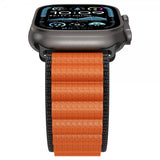 Spigen Apple Watch 44/45/46mm/Ultra 49mm Rem WBF1 Sort Orange