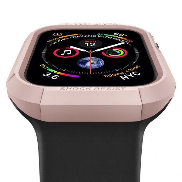Spigen Apple Watch 44/45mm Cover Rugged Armor Rosaguld