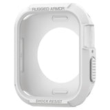 Spigen Apple Watch 44/45mm Cover Rugged Armor Hvid