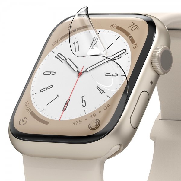 Ringke Apple Watch 44/45mm Skærmbeskyttelse Dual Easy Film 3-pak
