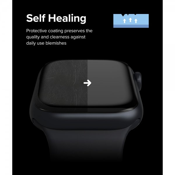 Ringke Apple Watch 44/45mm Skærmbeskyttelse Dual Easy Film 3-pak