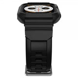 Spigen Apple Watch 44/45mm Cover med rem Rugged Armor Pro Charcoal Grey