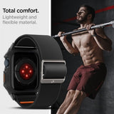 Spigen Apple Watch 45mm Rem og Skal Lite Fit Pro Mat Sort