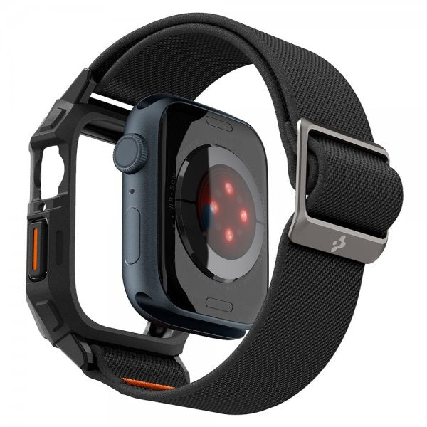 Spigen Apple Watch 45mm Rem og Skal Lite Fit Pro Mat Sort