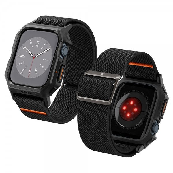 Spigen Apple Watch 45mm Rem og Skal Lite Fit Pro Mat Sort