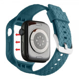 Apple Watch 45mm Rem Vævet Struktur Grønblå