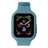 Apple Watch 45mm Rem Vævet Struktur Grønblå