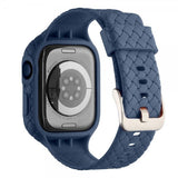 Apple Watch 45mm Rem Vævet tekstur Mørkeblå