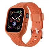 Apple Watch 45mm Armbånd Vævetekstur Orange