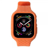 Apple Watch 45mm Armbånd Vævetekstur Orange