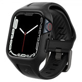 Spigen Apple Watch 45mm Skal med Armbånd Liquid Air Pro Sort