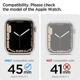 Spigen Apple Watch 45mm Skal med Armbånd Liquid Air Pro Sort
